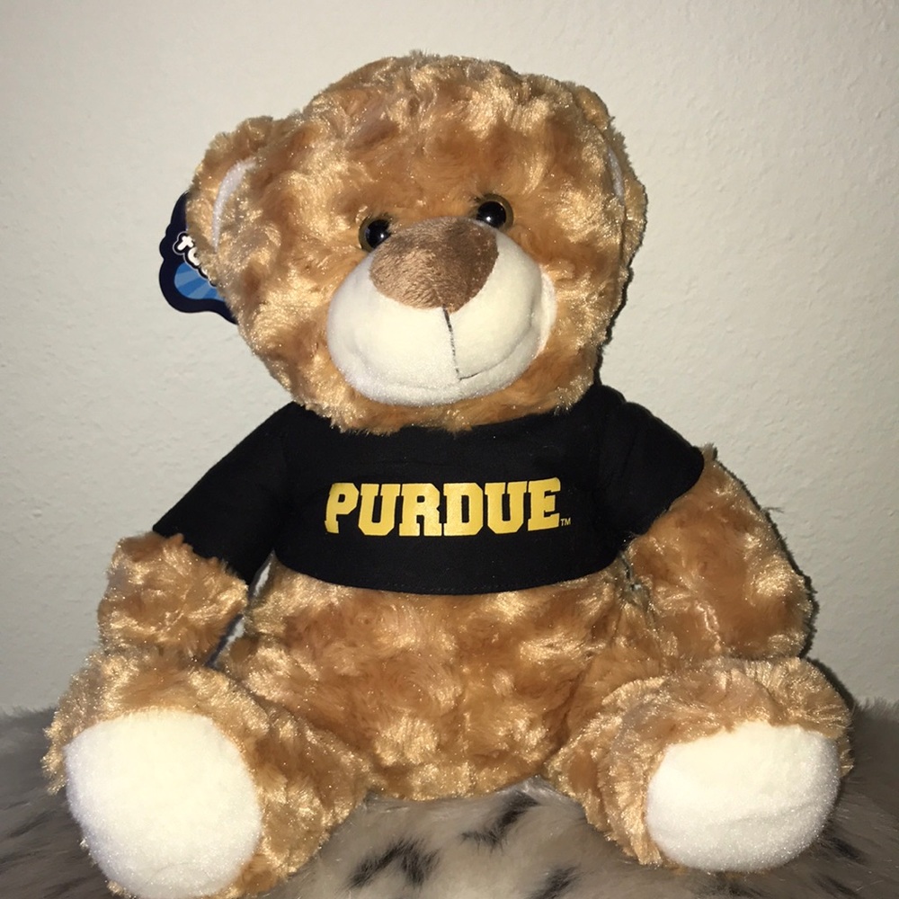 💕NWT💕MASCOT FACTORY PURDUE UNIVERSITY PLUSH BEAR